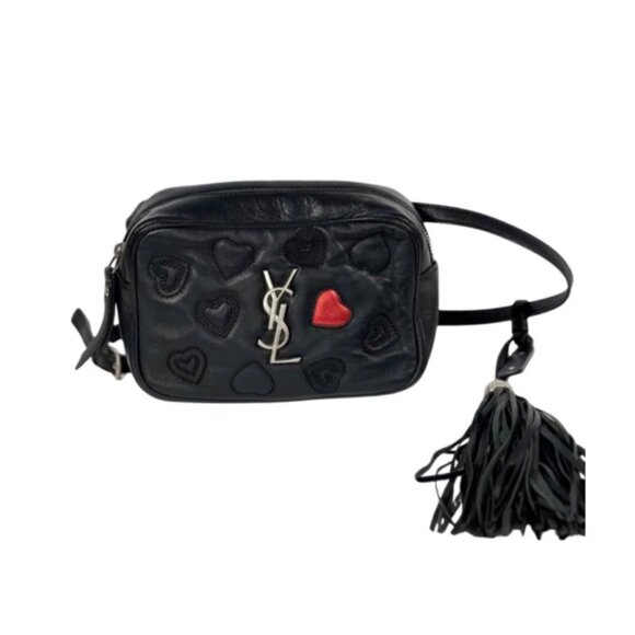 Yves Saint Laurent Handbags - Yves Saint Laurent Black Leather Belt Bag Crossbody Bag